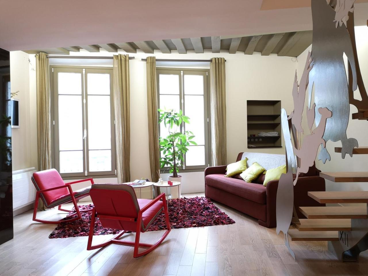 Ferienwohnung Beautiful Duplex In The Center Of Paris Exterior foto